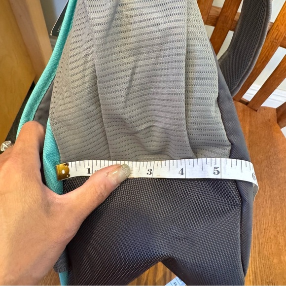 NEW Samsonite Wanber 3 Backpack Turquoise Grey 18โx14โx5.5โ Sling Strap 52โ - Picture 5 of 14